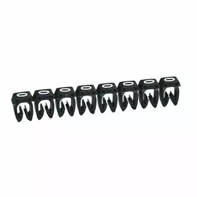 Rep�re CAB 3 pour filerie 0,15 � 0,5 mm� - chiffre 0 - noir (038100)