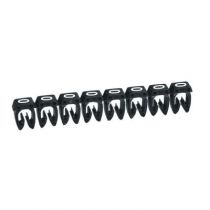 Repère CAB 3 pour filerie 0,15 à 0,5 mm² - chiffre 0 - noir (038100)