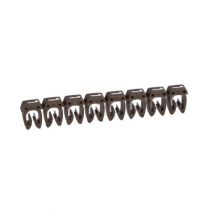 Repère CAB 3 pour filerie 0,15 à 0,5 mm² - chiffre 1 - brun (038101)