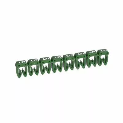 Rep�re CAB 3 pour filerie 0,15 � 0,5 mm� - chiffre 5 - vert (038105)