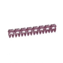 Repère CAB 3 pour filerie 0,15 à 0,5 mm² - chiffre 7 - violet (038107)