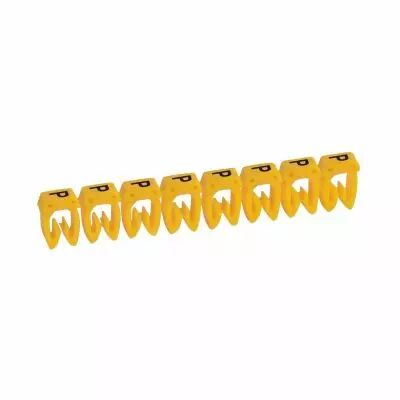 Rep�re CAB 3 pour filerie 0,15 � 0,5 mm� - lettre majuscule P (038125)