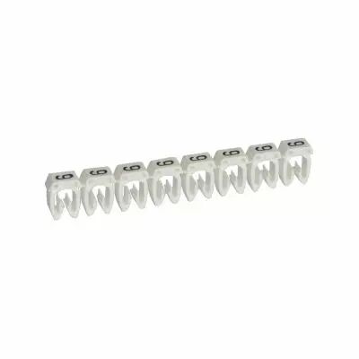 Rep�re CAB 3 pour filerie 1,5 � 2,5 mm� - chiffre 9 - blanc (038229)