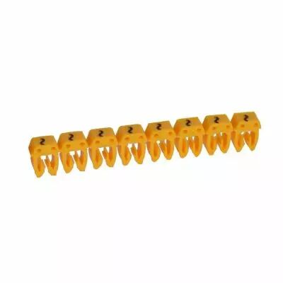 Rep�re CAB 3 - signe conv pour filerie 1,5 � 2,5 mm� - courant alternatif (038284)