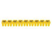 Repère CAB 3 pour filerie 0,5 à 1,5 mm² - lettre majuscule K (038310)