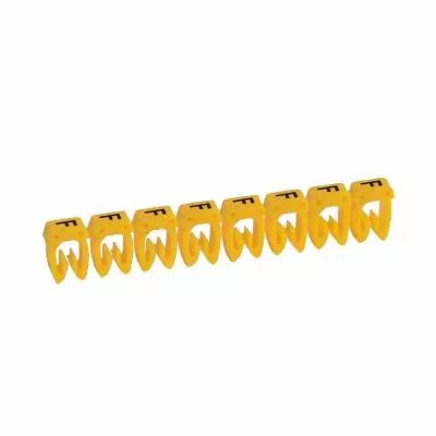 Rep�re CAB 3 pour filerie 1,5 � 2,5 mm� - lettre majuscule F (038335)
