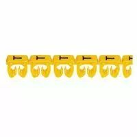 Rep�re CAB 3 pour filerie 4 � 6 mm� - lettre majuscule U (038380)