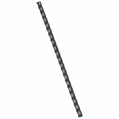 Rep�re Duplix - code couleur international - chiffre 0 - noir (038400)