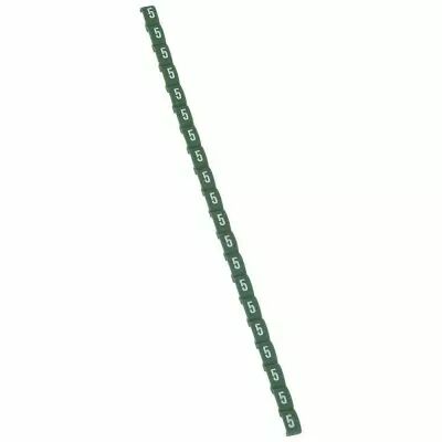 Rep�re Duplix - code couleur international - chiffre 5 - vert (038405)