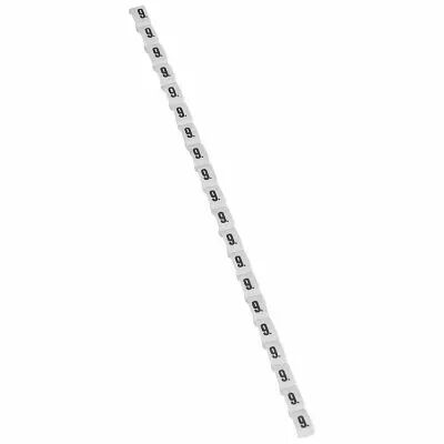 Rep�re Duplix - code couleur international - chiffre 9 - blanc (038409)