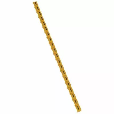 Rep�re Duplix - �criture noire sur fond jaune - lettre majuscule I (038418)