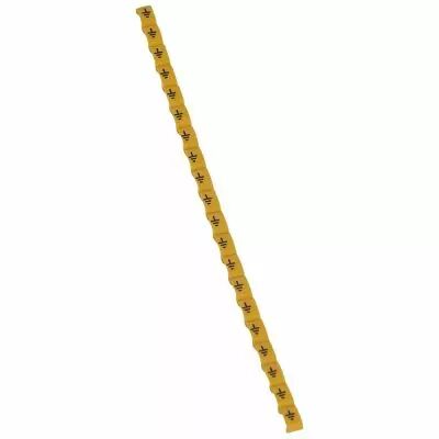 Rep�re Duplix - noir sur fond jaune - signe conventionnel terre (038446)