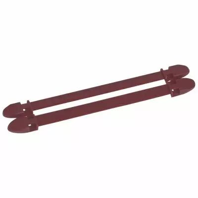 Porte-rep�res Duplix - 14 caract�res - rouge (038462)
