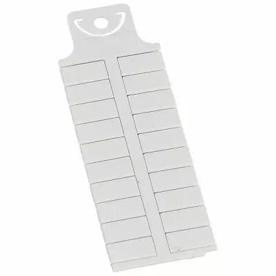 Rep�re vierge adh�sif - pour Logicab 2 - 17,5x8 mm - blanc (038507)