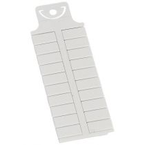 Repère vierge adhésif - pour Logicab 2 - 17,5x8 mm - blanc (038507)