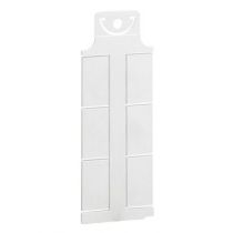 Repère auxilaire cde et signalisation - pour Logicab 2 - blanc - modèle large (038512)