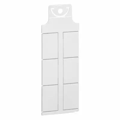 Rep�re vierge adh�sif - pour Logicab 2 - 26x17 mm - blanc (038550)