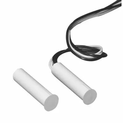 D�tecteur magn�tique ouverture de porte - alarme intrusion filaire - encastr� (043101)