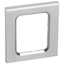 Plaque Céliane - Matières - pour écrans tactiles 3,5'' - Inox brossé (069126)