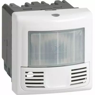 Inter d�tecteur pr�sence et mouvement Prog. Mosaic -ECO 2-3 fils-2000W-blanc (078452)