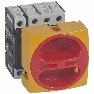 Inter sectionneur rotatif complet - encastr� cadenassable - 4P neutre G - 25 A (022112)