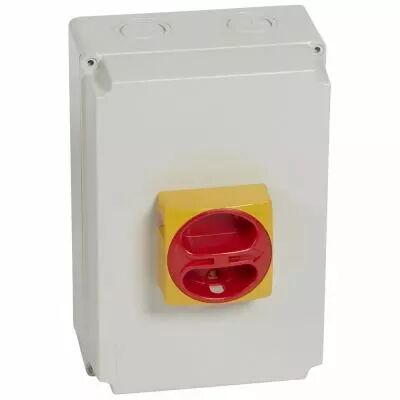 interrupteur-sectionneur rotatif complet de proximit� - 4p neutre � gauche 40a (022184)