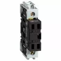Bloc de jonction - inter sectionneur rotatif - composable - 25/32 A (022222)