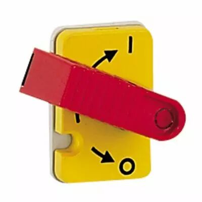 Inter-sectionneur Vistop - 32 A - 3P - cde front - poign�e rouge/plastron jaune (022300)