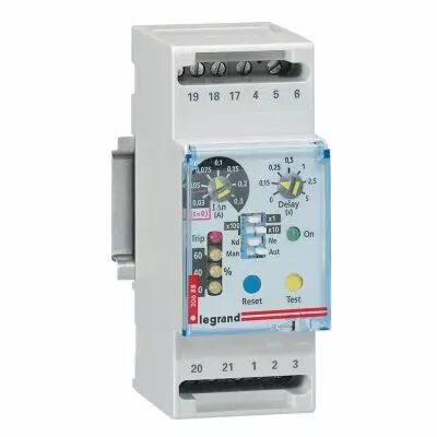 Relais diff�rentiel - enclipsable sur rail - 2 modules (026088)