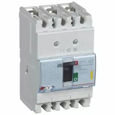 Disj puissance DPX� 160 - magn�to-thermique - 16 kA - 3P - 125 A (420006)
