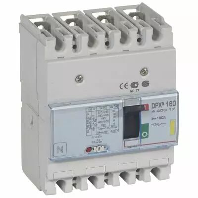 Disj puissance DPX� 160 - magn�to-thermique - 16 kA - 4P - 160 A (420017)