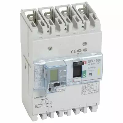 Disj puissance DPX� 160 - magn�to-thermique diff - 16 kA - 4P - 25 A (420031)