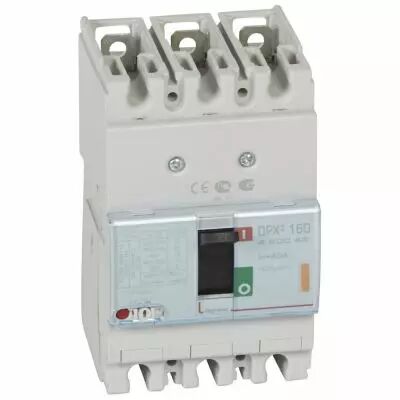 Disj puissance DPX� 160 - magn�to-thermique - 25 kA - 3P - 40 A (420042)