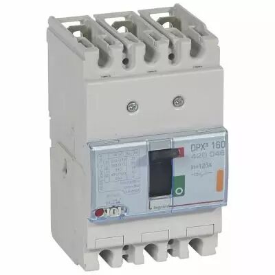 Disj puissance DPX� 160 - magn�to-thermique - 25 kA - 3P - 125 A (420046)