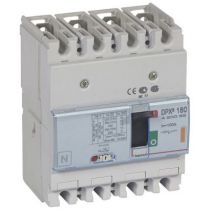 Disj puissance DPX³ 160 - magnéto-thermique - 25 kA - 4P - 100 A (420055)