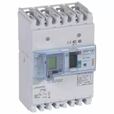 Disj puissance DPX� 160 - magn�to-thermique diff - 25 kA - 4P - 16 A (420070)