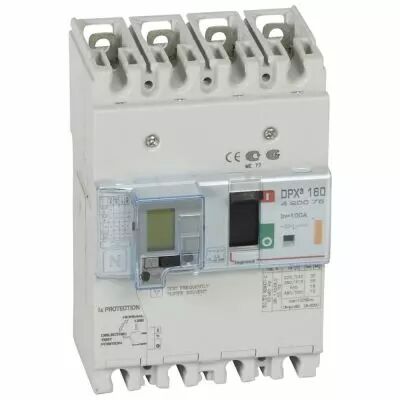 Disj puissance DPX� 160 - magn�to-thermique diff - 25 kA - 4P - 100 A (420075)