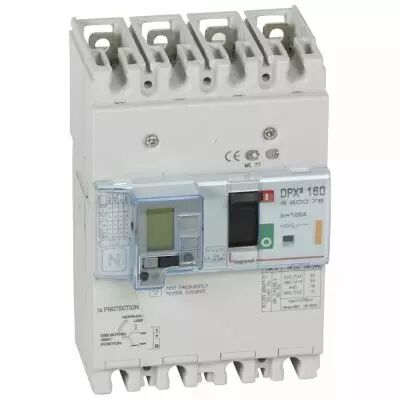 Disj puissance DPX� 160 - magn�to-thermique diff - 25 kA - 4P - 125 A (420076)