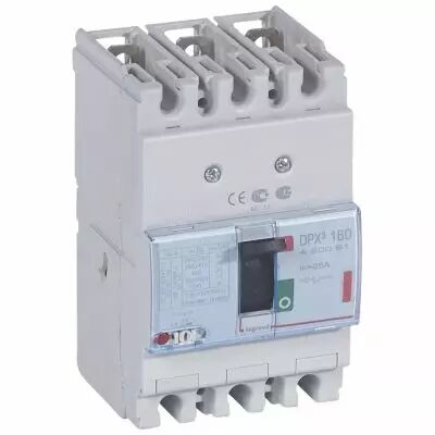 Disj puissance DPX� 160 - magn�to-thermique - 36 kA - 3P - 25 A (420081)