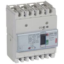 Disj puissance DPX³ 160 - magnéto-thermique - 36 kA - 4P - 125 A (420096)