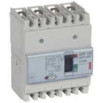 Disj puissance DPX³ 160 - magnéto-thermique - 36 kA - 4P - 160 A (420097)