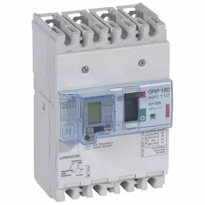 Disj puissance DPX� 160 - magn�to-thermique diff - 36 kA - 4P - 16 A (420110)