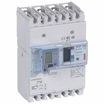 Disj puissance DPX� 160 - magn�to-thermique diff - 36 kA - 4P - 100 A (420115)