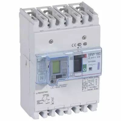 Disj puissance DPX� 160 - magn�to-thermique diff - 50 kA - 4P - 125 A (420156)