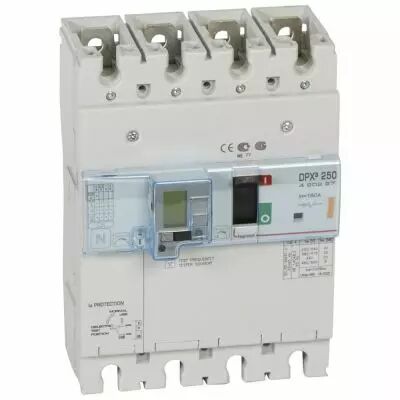 disjoncteur magn�tothermique diff�rentiel dpx�250 icu 25ka 400v~ - 4p - 160a (420227)
