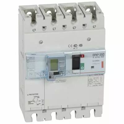 Disj puissance DPX� 250 - magn�to-thermique diff - 36 kA - 4P - 250 A (420259)