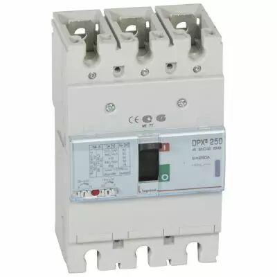 Disj puissance DPX� 250 - magn�to-thermique - 50 kA - 3P - 250 A (420269)