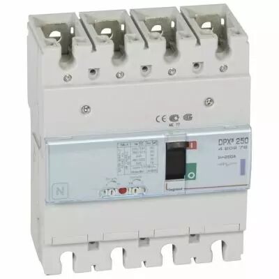 Disj puissance DPX� 250 - magn�to-thermique - 50 kA - 4P - 250 A (420279)