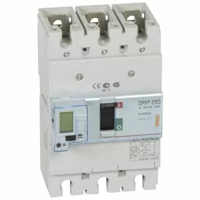 Disj puissance DPX� 250 - �lectronique - 25 kA - 3P - 250 A (420309)