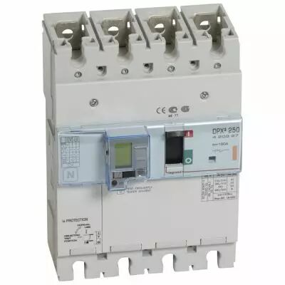 Disj puissance DPX� 250 - �lectronique diff - 25 kA - 4P - 160 A (420327)
